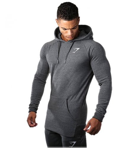 SA193 - Crossfit Men's pullover Fashion leisure fitness Hoodie